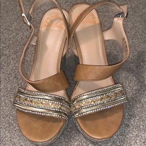 Tan Wedges